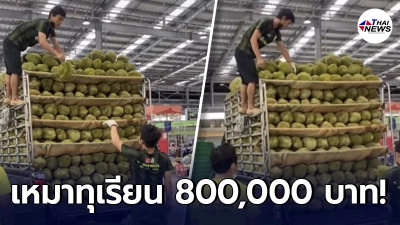 สาวทนไม่ไหว โพสต์ถาม เหมาทุเรียนหมด 800,000 บาท แพงเกินไปไหม