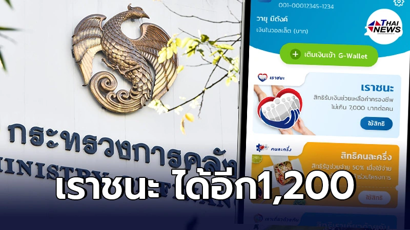 "เราชนะ"เพิ่มวงเงินเยียวยา รอรับอีกคนละ1,200 โอนเงินเข้าช่วงเวลาใดบ้าง "เราชนะ"เพิ่มวงเงินเยียวยา รอรับอีกคนละ1,200 โอนเงินเข้าช่วงเวลาใดบ้าง