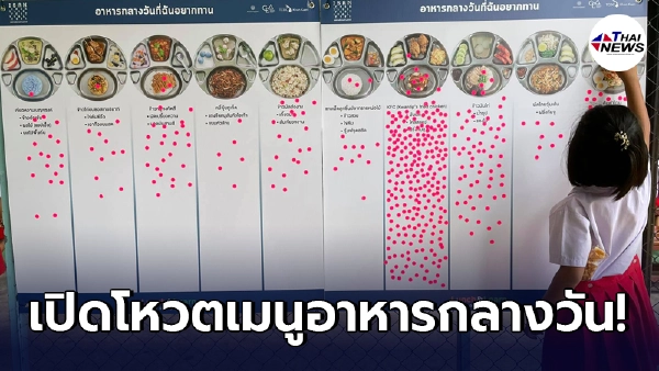 โรงเรียนขึ้นป้าย "เมนูอาหารกลางวัน" ให้เด็กๆช่วยกันโหวต อยากทานถาดไหน โรงเรียนขึ้นป้าย "เมนูอาหารกลางวัน" ให้เด็กๆช่วยกันโหวต อยากทานถาดไหน