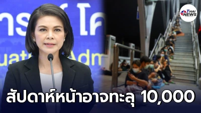 ศบค. เผยตัวเลขผู้ติดเชื้อพุ่งขึ้นเรื่อยๆ สัปดาห์หน้ายอดอาจพุ่ง 10,000 ราย
