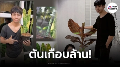 "ก้อง ห้วยไร่" เปิดประมูลไม้ด่าง 2 ต้น ราคาฟันไปล้านกว่า