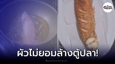 ผัวสุดช้ำ เมียโหดจับปลาสุดรักลงกระทะทอด หลังฉุนจัดไม่ยอมล้างตู้ปลา! ผัวสุดช้ำ เมียโหดจับปลาสุดรักลงกระทะทอด หลังฉุนจัดไม่ยอมล้างตู้ปลา!