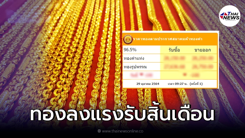 ราคาทองคำไทย เปิดตลาดผันผวนหนัก ปรับลดแรง รับศุกร์สิ้นเดือน ราคาทองคำไทย เปิดตลาดผันผวนหนัก ปรับลดแรง รับศุกร์สิ้นเดือน