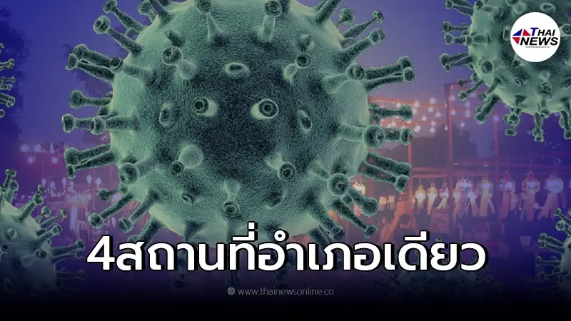 อำเภอล่าสุดโควิดลามหนัก คำสั่งจังหวัด ปิดทันที 4สถานที่เสี่ยง อำเภอล่าสุดโควิดลามหนัก คำสั่งจังหวัด ปิดทันที 4สถานที่เสี่ยง