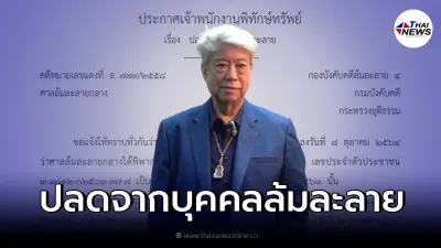 ราชกิจจาฯ ประกาศปลด "รังสรรค์ ต่อสุวรรณ" ออกจากบุคคลล้มละลาย