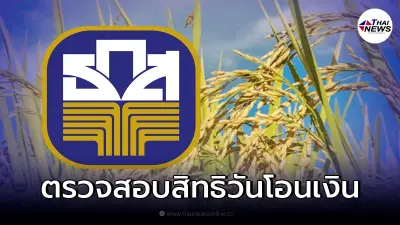 เช็กรายละเอียด ธ.ก.ส. นัดวันโอนเงินประกันรายได้เกษตรกรผู้ปลูกข้าว เช็กรายละเอียด ธ.ก.ส. นัดวันโอนเงินประกันรายได้เกษตรกรผู้ปลูกข้าว