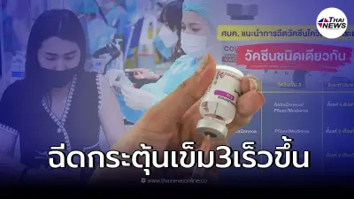 เปิดเเนวทางกระตุ้นเข็ม3รูปเเบบใหม่ หลัง ศบค.เคาะฉีดเร็วขึ้นสู้ไอโมครอน เปิดเเนวทางกระตุ้นเข็ม3รูปเเบบใหม่ หลัง ศบค.เคาะฉีดเร็วขึ้นสู้ไอโมครอน