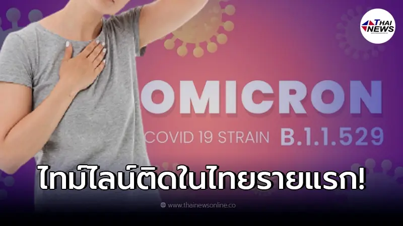 กรมควบคุมโรค แถลงเปิดไทม์ไลน์ ผู้ป่วยรายแรกติด โอมิครอน ในประเทศไทย กรมควบคุมโรค แถลงเปิดไทม์ไลน์ ผู้ป่วยรายแรกติด โอมิครอน ในประเทศไทย