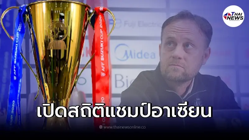 เปิดสถิติ ทีมชาติไทย ภายใต้การทำทีม มาโน โพลกิง หลังแชมป์อาเซียนสมัยที่ 6 เปิดสถิติ ทีมชาติไทย ภายใต้การทำทีม มาโน โพลกิง หลังแชมป์อาเซียนสมัยที่ 6