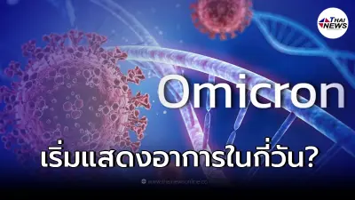 เช็กอาการติดเชื้อโควิด "โอไมครอน" ติดแล้วกี่วันอาการป่วยถึงเริ่มแสดง