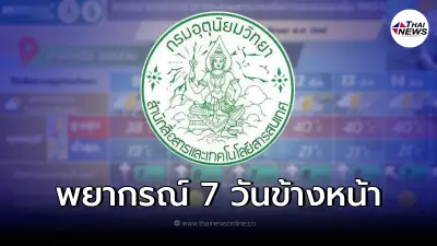อุตุฯ พยากรณ์อากาศ 7 วันข้างหน้า จับตา พายุฤดูร้อนขึ้น ฝนฟ้าคะนอง ลมกระโชกแรง