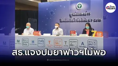 สธ. แจงแล้ว หลังมีข่าว "ยาฟาวิพิราเวียร์" ขาดแคลน