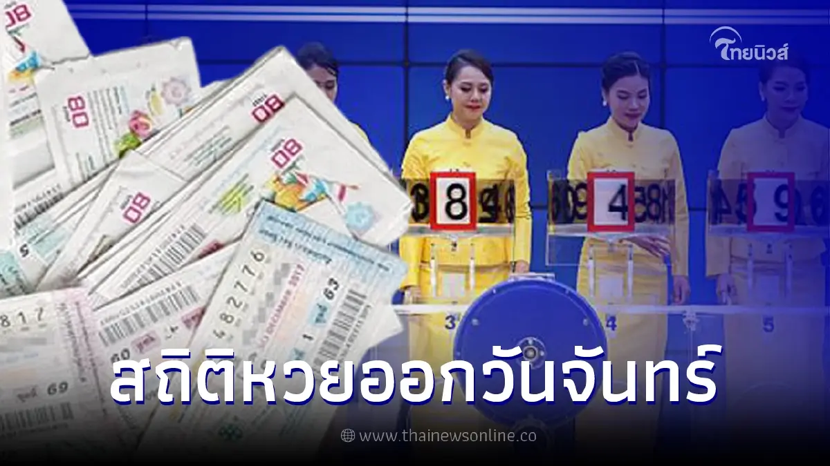 เปิดสถิติหวยออกวันจันทร์ สถิติหวยย้อนหลัง 20 ปี เลขเบิ้ลมาแรง เลขเด็ดงวดนี้ เปิดสถิติหวยออกวันจันทร์ สถิติหวยย้อนหลัง 20 ปี เลขเบิ้ลมาแรง เลขเด็ดงวดนี้