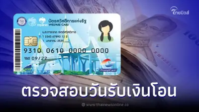 รอบสุดท้ายเดือน พ.ค. โอน 1,000 บัตรคนจน บัตรสวัสดิการแห่งรัฐ เช็กวันรับเงิน