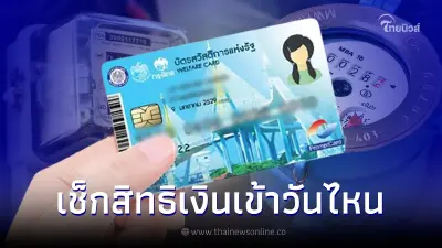 บัตรคนจน บัตรสวัสดิการแห่งรัฐ เตรียมรับเงินคืนค่าไฟ-ค่าน้ำ เช็กเข้าวันไหน
