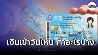 อัพเดตล่าสุด เงินเข้าบัตรสวัสดิการแห่งรัฐ  ตั้งเเต่ พ.ค. 65 เป็นต้นไป