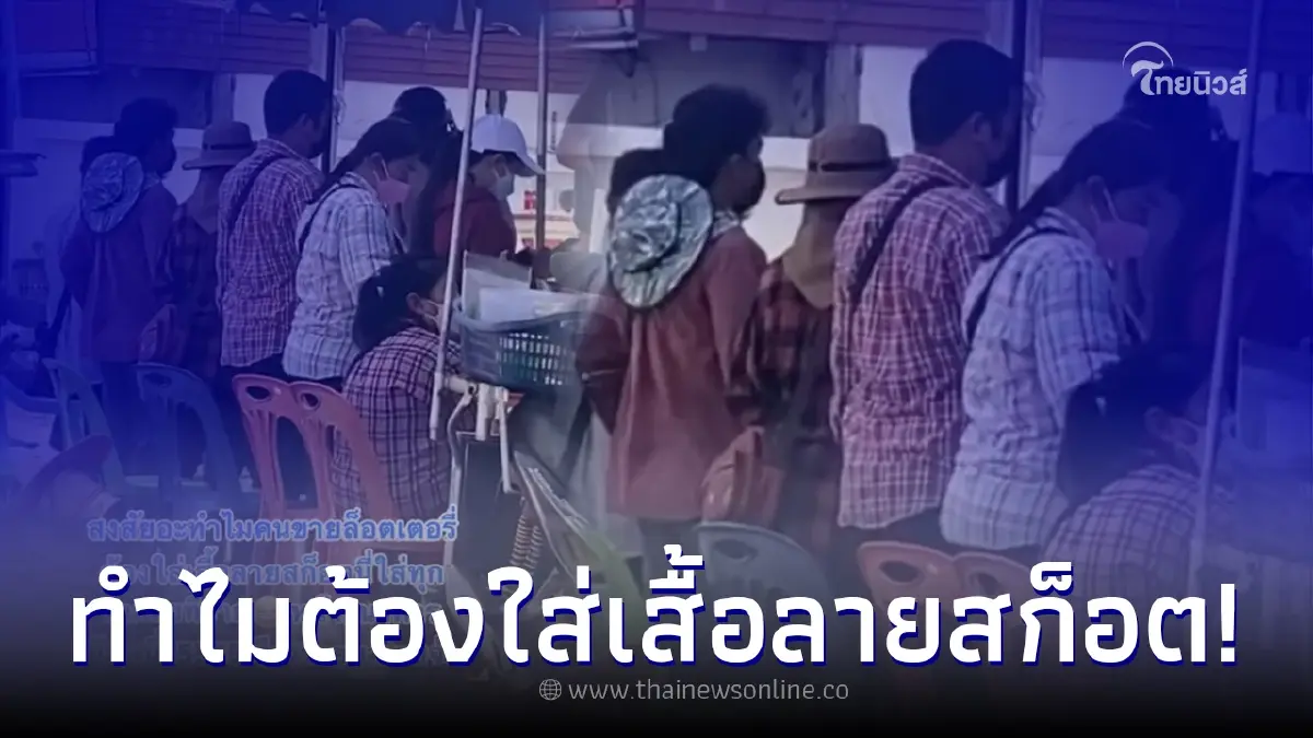 กระจ่างทันที ทำไมคนขายลอตเตอรี่ ต้องใส่เสื้อลายสก็อต? กระจ่างทันที ทำไมคนขายลอตเตอรี่ ต้องใส่เสื้อลายสก็อต?