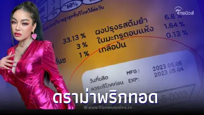 ดราม่า!พริกทอด “พิมรี่พาย” กินแล้วท้องเสีย พลิกหลังถุงสุดงง ผลิตปี 2023