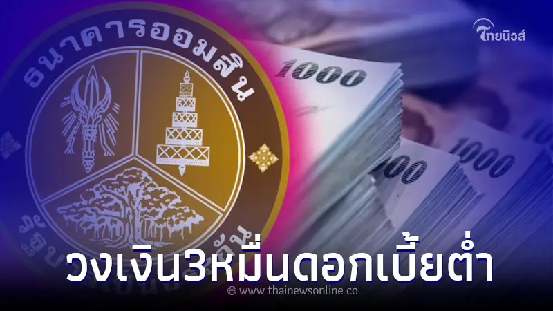 ธ.ออมสิน เปิดสินเชื่อเพื่อคุณ หลังวิกฤตโควิด วงเงิน 3หมื่น ผ่อนยาว 24 เดือน ธ.ออมสิน เปิดสินเชื่อเพื่อคุณ หลังวิกฤตโควิด วงเงิน 3หมื่น ผ่อนยาว 24 เดือน