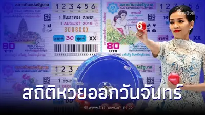 สถิติหวยออกวันจันทร์ สถิติหวยย้อนหลัง 30 งวด พบเลขออกซ้ำ-เลขเบิ้ลมาแรง