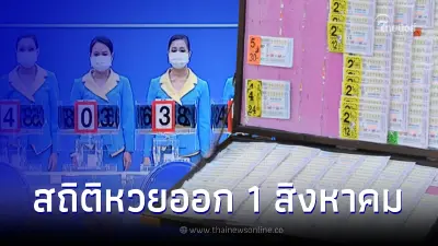 สถิติหวยออก 1 สิงหาคม สถิติหวยย้อนหลัง 20 ปี พบเลข 2 ตัวออกซ้ำ-ออกเบิ้ลเพียบ