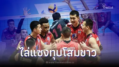 วอลเลย์บอลชายไทย ฟอร์มสุดยอดฮึดไล่แซง เกาหลีใต้ คว้าเเชมป์กลุ่ม เอวีซี คัพ