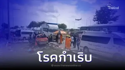 คนขับแท็กซี่โรคกำเริบ พุ่งตัดหน้ารถบรรทุกดับ