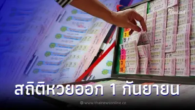 สถิติหวยออก 1 กันยายน สถิติหวยย้อนหลัง 20 ปี เช็กเลขเด็ด 2 ตัว ออกเบิ้ลเพียบ