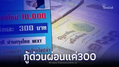 เปิดกู้รอบใหม่ วงเงิน 1 หมื่น ผ่อนแค่ 300 ห้านาทีรู้ผล กรุงไทยชี้แจงแล้ว