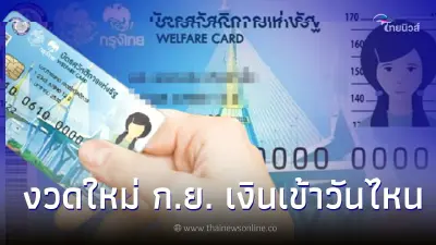 บัตรสวัสดิการแห่งรัฐอัพเดทล่าสุด บัตรคนจนรอบใหม่ ก.ย.2565 เงินเข้าวันไหน