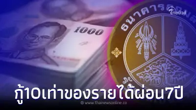 ธ.ออมสินเปิดสินเชื่อ กู้ 10 เท่าของรายได้ ไม่ต้องค้ำ ผ่อนยาว 7 ปี ธ.ออมสินเปิดสินเชื่อ กู้ 10 เท่าของรายได้ ไม่ต้องค้ำ ผ่อนยาว 7 ปี
