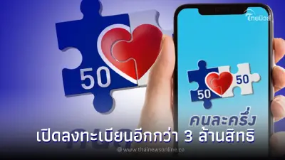 กระทรวงการคลังเปิดลงทะเบียน คนละครึ่ง เฟส 5 รอบเก็บตก เริ่ม 23 ก.ย.- 1 ต.ค. 65