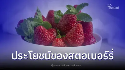 "สตรอเบอร์รี่" สรรพคุณและประโยชน์ที่ดีต่อสุขภาพ