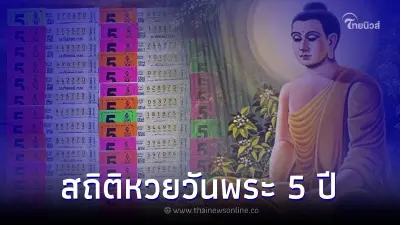 สถิติหวยวันพระ ตรงวันอังคาร ย้อนหลัง 5 ปี