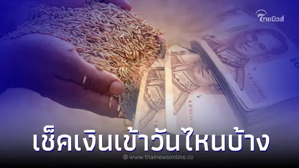 เช็ค วันโอนเงินเข้า "ประกันรายได้ข้าว ปี 65" วันไหนบ้าง โอนงวดแรก เช็ค วันโอนเงินเข้า "ประกันรายได้ข้าว ปี 65" วันไหนบ้าง โอนงวดแรก