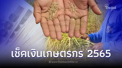 ประกันรายได้ข้าว65 เงินเยียวยาเกษตรกรไร่ละ1,000  ธ.ก.ส.โอนเข้าบัญชีวันไหน