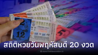 สถิติหวยออกวันพฤหัสบดี ย้อนหลัง 20 งวด เช็กเลขเด็ดวันพฤหัสบดีออกอะไร