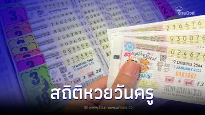 สถิติหวยออกวันครู ตรงวันอังคาร ในรอบ 32 ปี มี 5 ครั้งเท่านั้น เลขเด็ด17/1/66