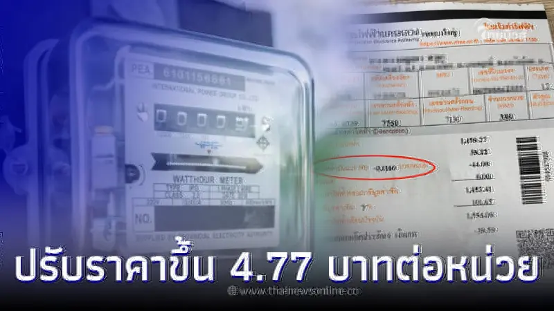“กกพ.” เคาะค่า Ft ค่าไฟงวดเดือน พ.ค.-ส.ค. 66 ปรับราคาขึ้นเป็น 4.77 บาทต่อหน่วย “กกพ.” เคาะค่า Ft ค่าไฟงวดเดือน พ.ค.-ส.ค. 66 ปรับราคาขึ้นเป็น 4.77 บาทต่อหน่วย