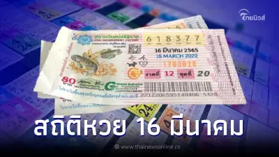 สถิติหวยออก 16 มีนาคม เช็กเลขเด็ดเดือนมีนาคม 20 ปี เจอเลขออกซ้ำ-เลขเบิ้ลพรึบ สถิติหวยออก 16 มีนาคม เช็กเลขเด็ดเดือนมีนาคม 20 ปี เจอเลขออกซ้ำ-เลขเบิ้ลพรึบ