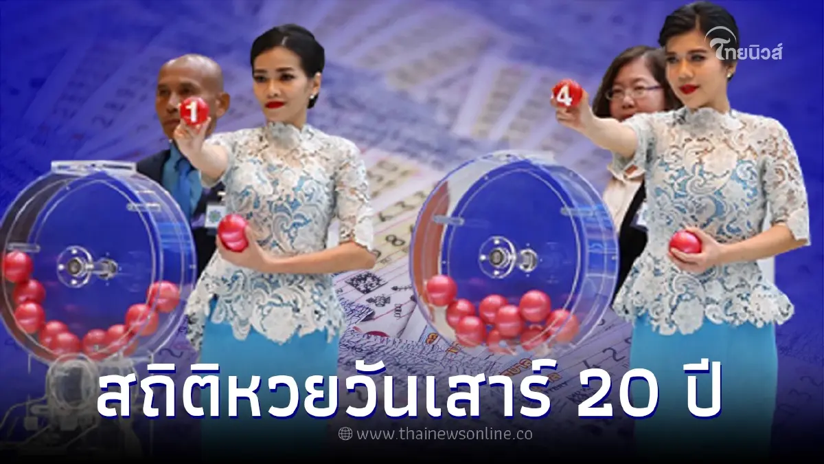 สถิติหวยออกวันเสาร์ ย้อนหลังให้ 20 ปี แนวทางหวย 1 เม.ย. 66 เลขเด่น ออกซ้ำเพียบ สถิติหวยออกวันเสาร์ ย้อนหลังให้ 20 ปี แนวทางหวย 1 เม.ย. 66 เลขเด่น ออกซ้ำเพียบ