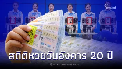 สถิติหวยออกวันอังคาร ย้อนหลัง 20 ปี เจอเลขท้าย 2 ตัวออกซ้ำเพียบ เลขเด็ด2/5/66