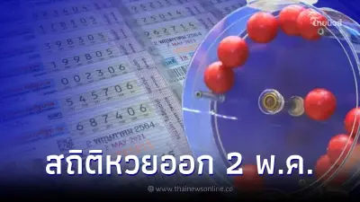สถิติหวยออก 2 พฤษภาคม ย้อนหลัง 20 ปี เช็กเลขเด็ดวันแรงงาน เจอเลขเบิ้ลเพียบ สถิติหวยออก 2 พฤษภาคม ย้อนหลัง 20 ปี เช็กเลขเด็ดวันแรงงาน เจอเลขเบิ้ลเพียบ