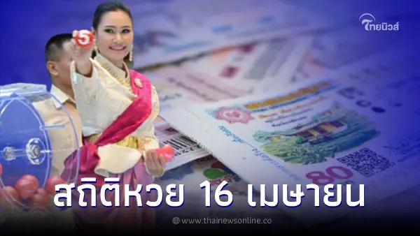 เช็กเลขเด็ดวันสงกรานต์ สถิติหวยออก 16 เมษายน ย้อนหลัง 20 ปี พบเลขเบิ้ลมาแรง เช็กเลขเด็ดวันสงกรานต์ สถิติหวยออก 16 เมษายน ย้อนหลัง 20 ปี พบเลขเบิ้ลมาแรง