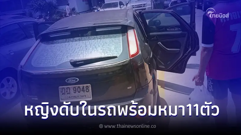 เกิดเหตุ หญิงเสียชีวิตภายในรถ กับสุนัข 11 ตัว พร้อมพบเตาย่างอยู่ข้างใน เกิดเหตุ หญิงเสียชีวิตภายในรถ กับสุนัข 11 ตัว พร้อมพบเตาย่างอยู่ข้างใน