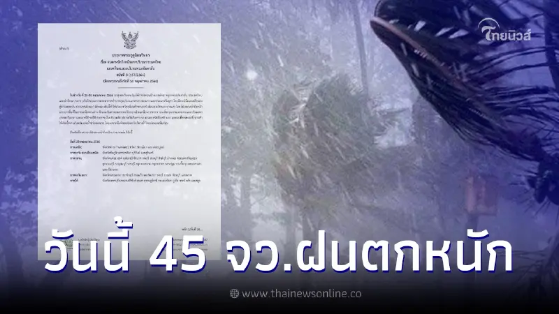 เตือนฉบับ 8 มรสุมกำลังแรงถล่ม 45 จว. รวมกทม. ฝนตกหนักมาก ลมกระโชกแรง เตือนฉบับ 8 มรสุมกำลังแรงถล่ม 45 จว. รวมกทม. ฝนตกหนักมาก ลมกระโชกแรง