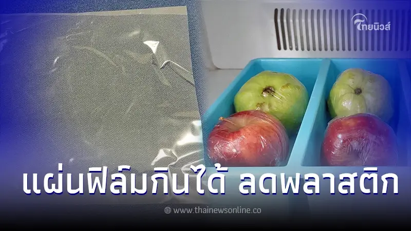 สุดล้ำ “แผ่นฟิล์มกินได้” ยืดอายุสินค้าเกษตร สุดล้ำ “แผ่นฟิล์มกินได้” ยืดอายุสินค้าเกษตร