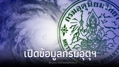 กรมอุตุฯ เปิดข้อมูลชัด ปมว่อน ไทยเตรียมรับมือพายุ แรงที่สุดในรอบ 10 ปี