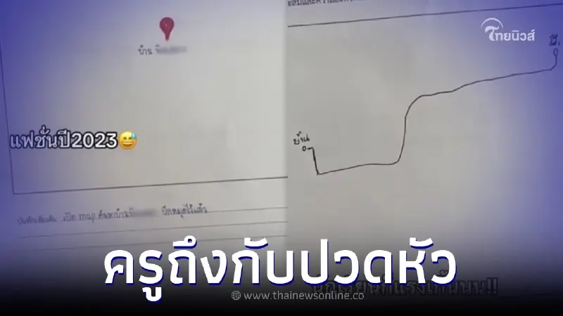 ครูให้นักเรียนวาดแผนที่ ไปบ้านตัวเอง เห็นแบบนี้ ไม่หลงทางแน่นอน ครูให้นักเรียนวาดแผนที่ ไปบ้านตัวเอง เห็นแบบนี้ ไม่หลงทางแน่นอน