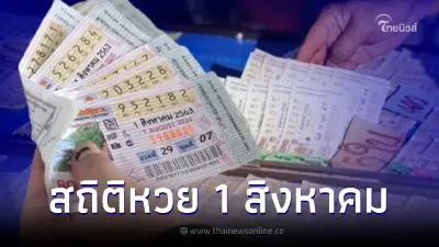 เปิดสถิติหวยออก 1 สิงหาคม ย้อนหลัง 20 ปี พบเลขเด็ด 2 ตัวออกซ้ำ เลขเบิ้ลเพียบ